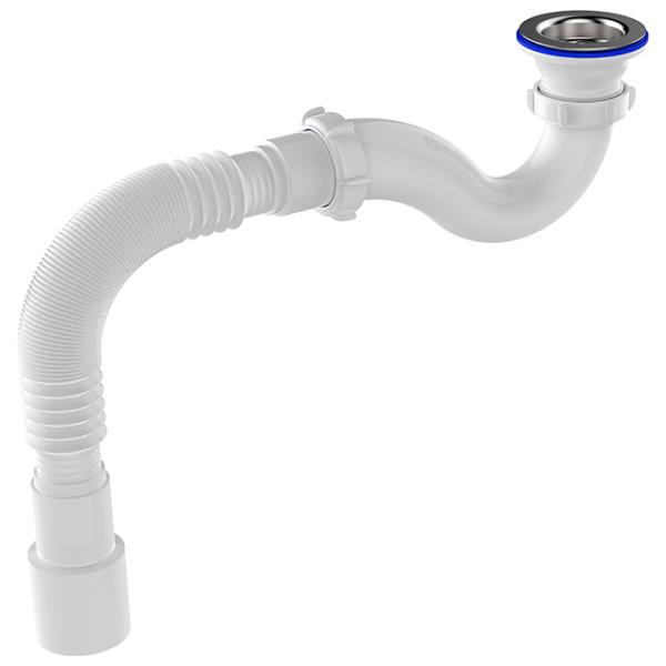 Sifon pentru lavoar Aquant V145-45-MR 50 mm / Inox photo 1