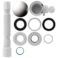 Sifon pentru cada-duș Aquant V505-40-MR 60 mm / Inox photo 3