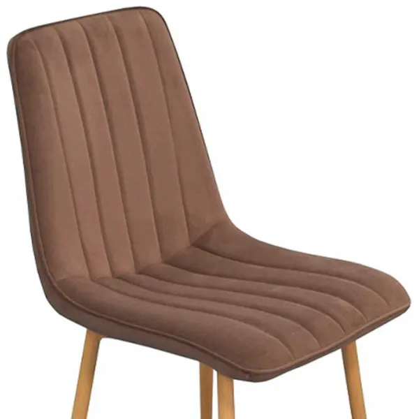 Scaun de bucătărie Evelin XR-154 WO Velur/ Beige photo 3