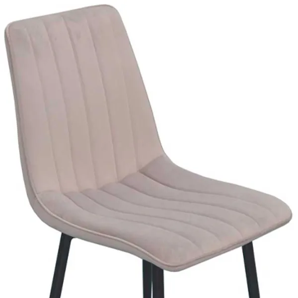 Scaun de bucătărie Evelin XR-154 B Velur/ Light Gray  photo 3