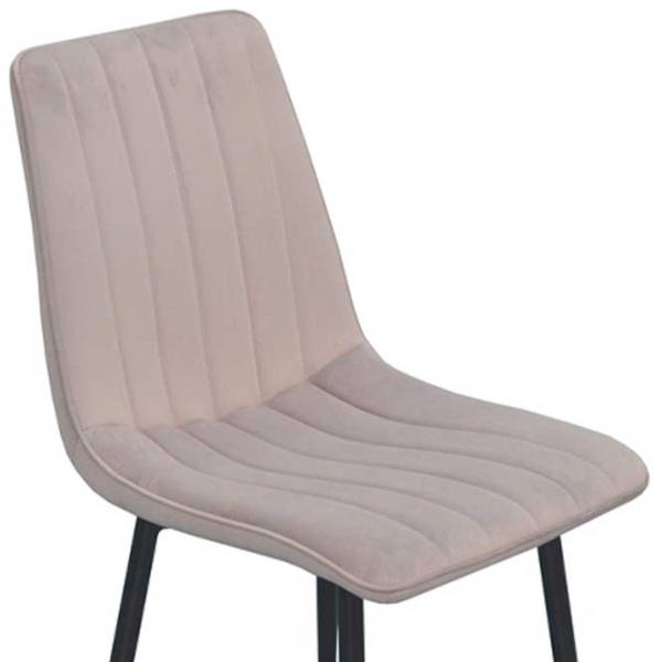 Scaun de bucătărie Evelin XR-154 B Velur/ Light Gray  photo 3