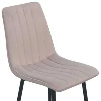 Scaun de bucătărie Evelin XR-154 B Velur/ Light Gray photo 3
