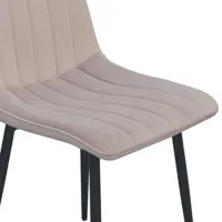 Scaun de bucătărie Evelin XR-154 B Velur/ Light Gray photo 4