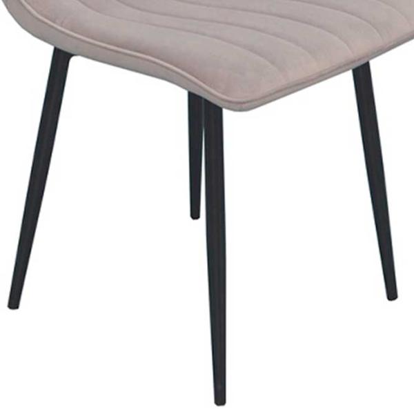 Scaun de bucătărie Evelin XR-154 B Velur/ Light Gray  photo 5