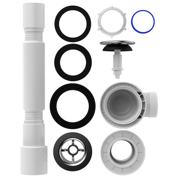 Sifon pentru cada-duș Aquant V415-40-MR 50 mm / Inox photo 3