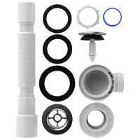 Sifon pentru cada-duș Aquant V415-40-MR 50 mm / Inox photo 3