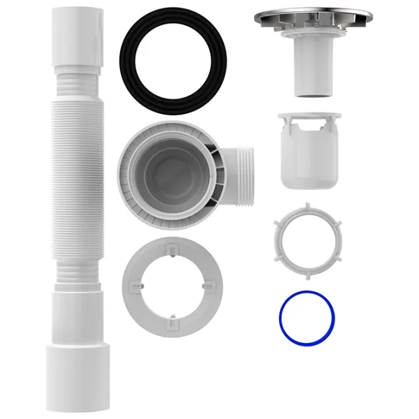 Sifon pentru cada-duș Aquant V515-40-MR 50 mm / Inox photo 2