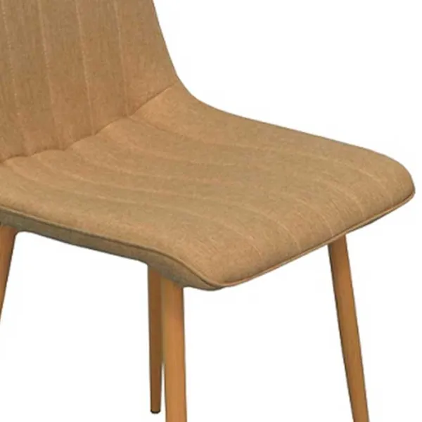 Scaun de bucătărie Evelin XR-154 WO Pânză de iută/ Brown Brown photo 3
