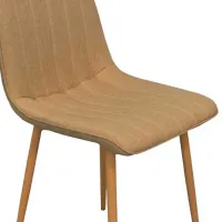 Scaun de bucătărie Evelin XR-154 WO Pânză de iută/ Brown Brown photo 5