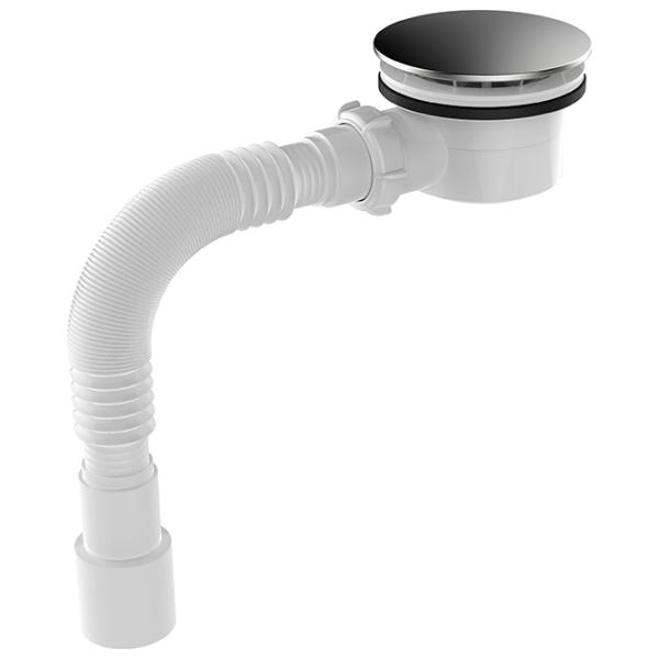 Sifon pentru cada-duș Aquant V525-30-MR 115 mm / Inox photo 1