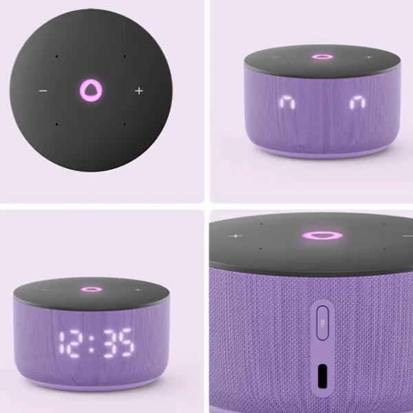 Boxă smart Yandex Station Mini 3 Purple photo 2