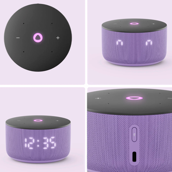 Boxă smart Yandex Station Mini 3 Purple photo 2
