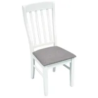 Scaun de bucătărie Evelin Wenyi Stofă/ White 