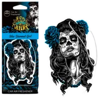 Aromatizator auto Aroma Car Cellulose Diamond Girl Blue / / pe oglindă