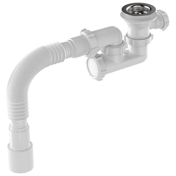 Sifon pentru cada-duș Aquant V245-40-MR 50 mm / Inox photo 1