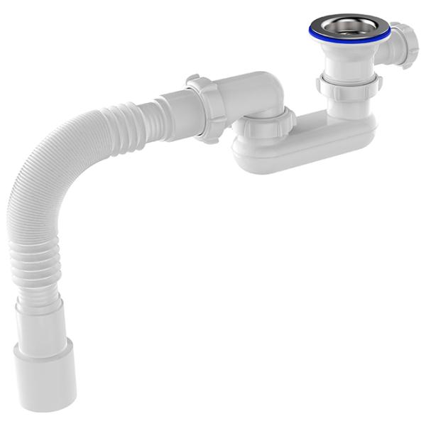 Sifon pentru cada-duș Aquant V645-40-MR 50 mm / Inox photo 1
