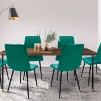 Scaun de bucătărie AG PIADO Stofă/ Green photo 4