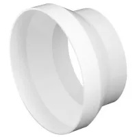 Соединитель воздуховода Awenta KO125-29  Пластик / Белый
