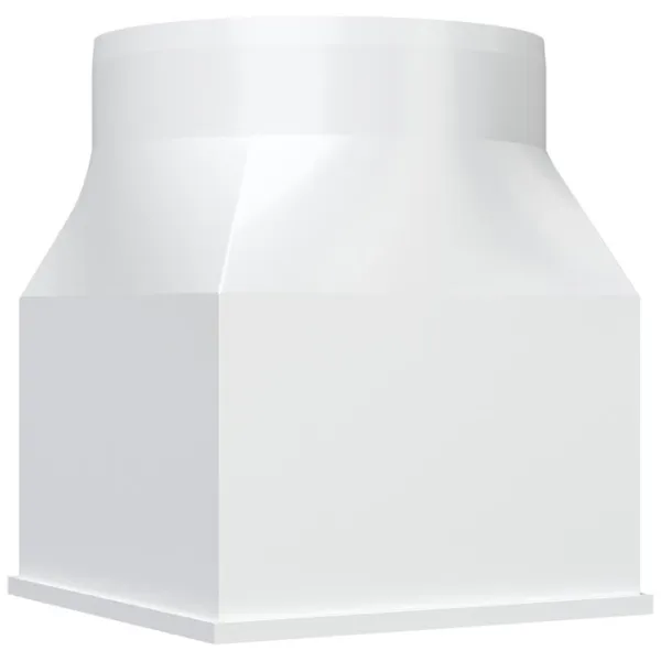 Conector de aeroduct ERA 1212СП12,5КП  Plastic / White photo 1 Conector de aeroduct ERA 1212СП12,5КП  Plastic / White photo 1