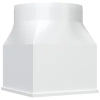 Соединитель воздуховода ЭРА 1212СП12,5КП  Пластик / Белый