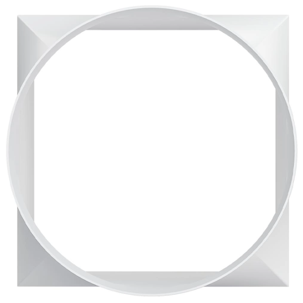 Conector de aeroduct ERA 1212СП12,5КП  Plastic / White photo 2 Conector de aeroduct ERA 1212СП12,5КП  Plastic / White photo 2