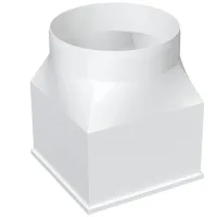 Conector de aeroduct ERA 1212СП12,5КП Plastic / White photo 3