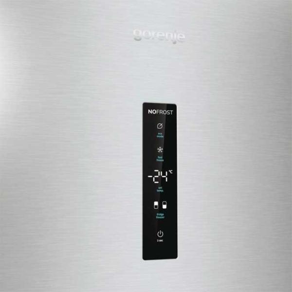 Frigider Gorenje NRK619CA2XL4 cu congelator jos 400 l / 185 cm / Inox photo 5