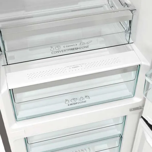 Frigider Gorenje NRK619CA2XL4 cu congelator jos 400 l / 185 cm / Inox photo 6