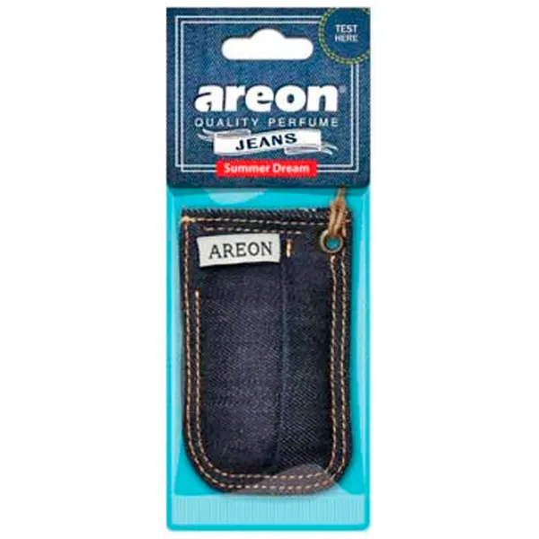 Ароматизатор для авто Areon Jeans Летняя мечта / / на зеркале photo 1 Ароматизатор для авто Areon Jeans Летняя мечта / / на зеркале photo 1