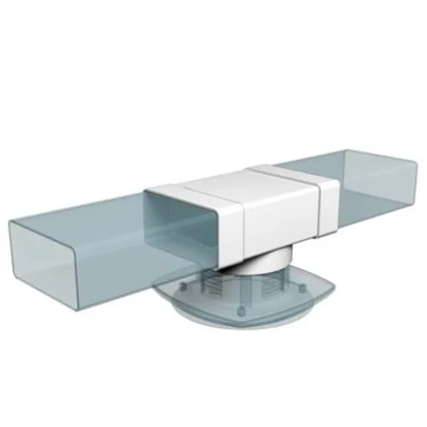 Conector de aeroduct ERA 511ТФ10П  Plastic / White photo 1