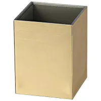 Pahar pentru periuțe de dinți Sepio Eldorado Plastic / Gold / Pe masă