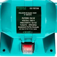Точильный станок Detoolz MD3215 150 Вт / 3450 об/мин photo 4