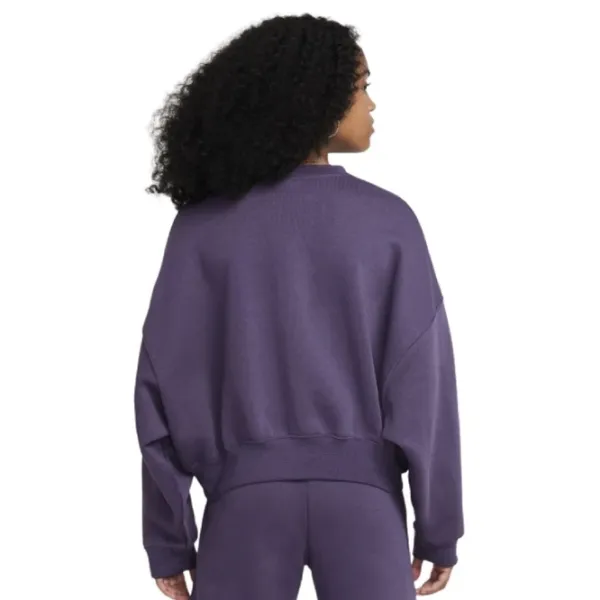 Толстовка для девочек Nike Nsw Trend Fleece Cropped Crew L / Пурпурный photo 2 Толстовка для девочек Nike Nsw Trend Fleece Cropped Crew L / Пурпурный photo 2