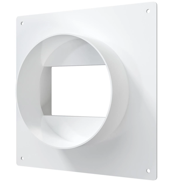 Conector de aeroduct ERA 511SK10NP  Plastic / White photo 4