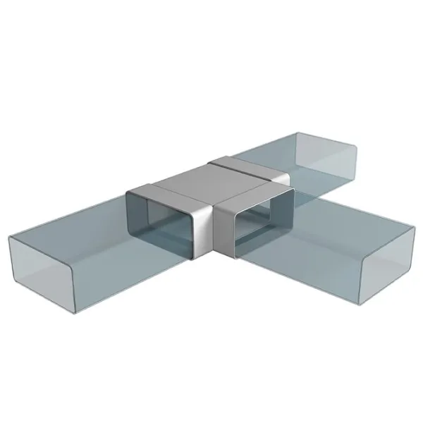 Conector de aeroduct ERA 511ТПП  Plastic / White photo 2