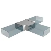 Conector de aeroduct ERA 612ТПП Plastic / White photo 3