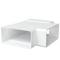Conector de aeroduct ERA 612ТПП Plastic / White photo 4