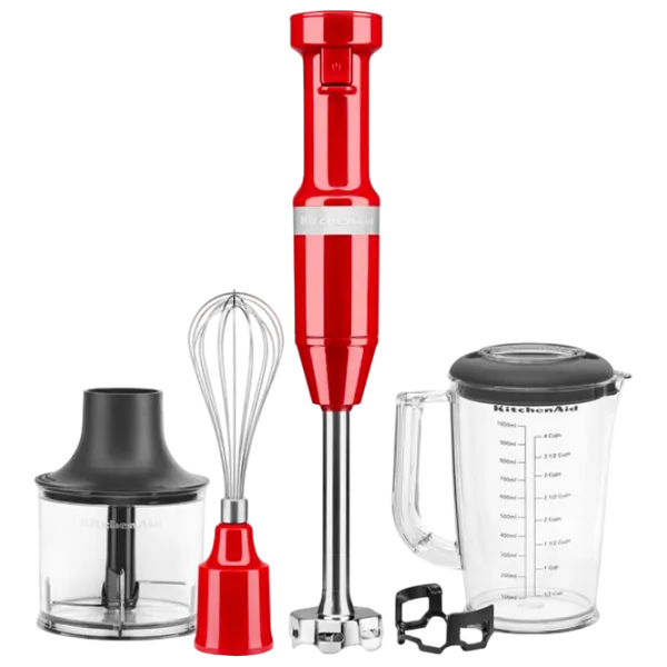 Blender de mână KitchenAid 5KHBV83EER 180 W / Red photo 1