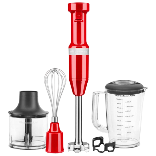 Blender de mână KitchenAid 5KHBV83EER 180 W / Red photo 1