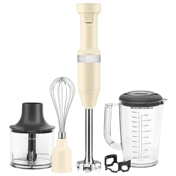 Blender de mână KitchenAid 5KHBV83EAC 180 W / Cream photo 1