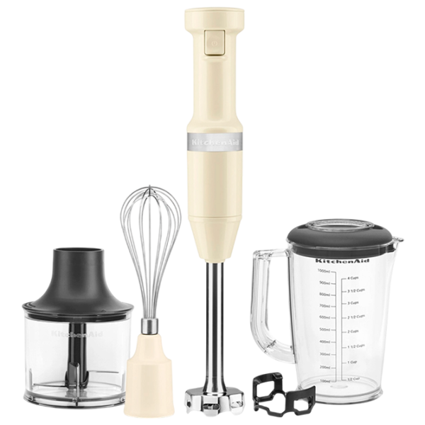 Blender de mână KitchenAid 5KHBV83EAC 180 W / Cream photo 1