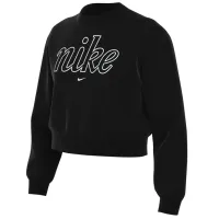 Hanorac pentru fete Nike Nsw Club Fleece Boxy Crew Gx Star M / Black