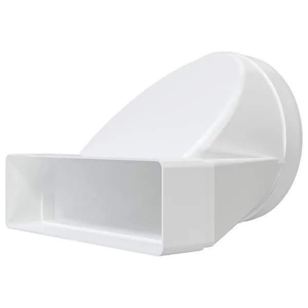 Conector de aeroduct ERA 620СП16КП  Plastic / White photo 1 Conector de aeroduct ERA 620СП16КП  Plastic / White photo 1