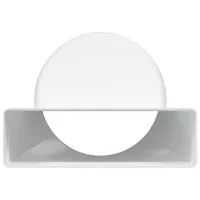 Conector de aeroduct ERA 620СП16КП Plastic / White photo 2