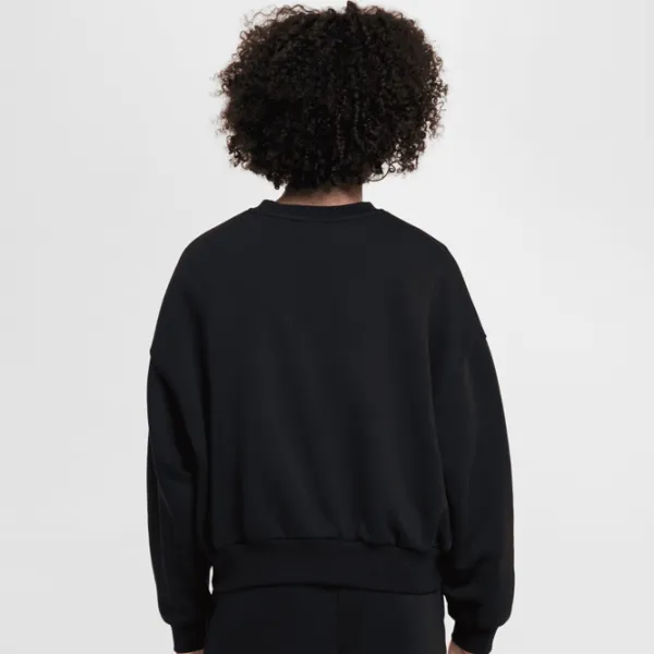 Толстовка для девочек Nike Nsw Club Fleece Boxy Crew Gx Star XS / Черный photo 3 Толстовка для девочек Nike Nsw Club Fleece Boxy Crew Gx Star XS / Черный photo 3