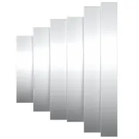 Conector de aeroduct ERA PU16.15.12,5.12.10.8 Plastic / White photo 2