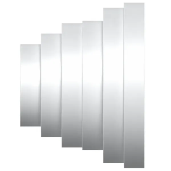Conector de aeroduct ERA PU16.15.12,5.12.10.8  Plastic / White photo 3 Conector de aeroduct ERA PU16.15.12,5.12.10.8  Plastic / White photo 3