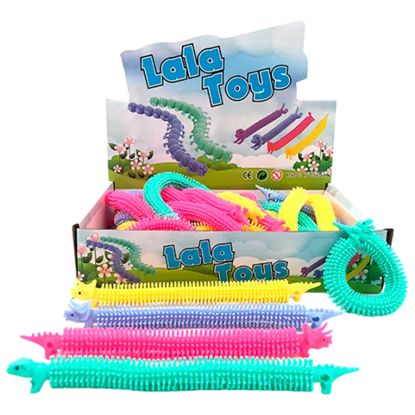 Игрушка антистресс Lala Toys Гусеница и динозавр Разноцветный / 3+ photo 1