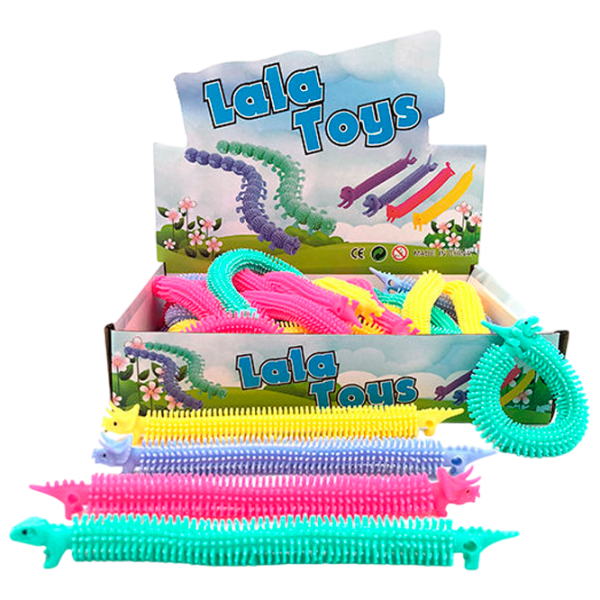 Игрушка антистресс Lala Toys Гусеница и динозавр Разноцветный / 3+ photo 1