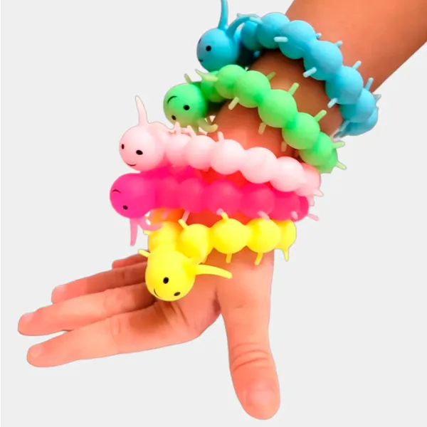 Игрушка антистресс Lala Toys Гусеница и динозавр Разноцветный / 3+ photo 3
